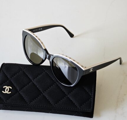Chanel Cat-Eye Tortoiseshell Sunglasses