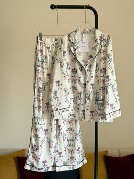 Christian Dior Chez Moi Toile Pajama Set