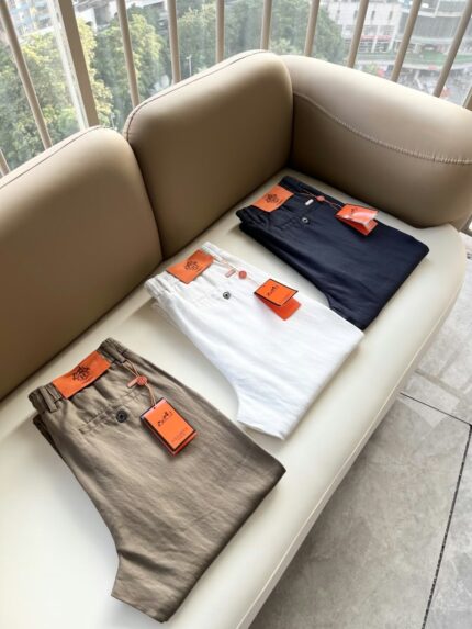 Hermes Premium Linen Chino Trousers
