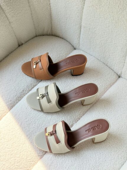 Loro Piana Summer Charms Heeled Mules