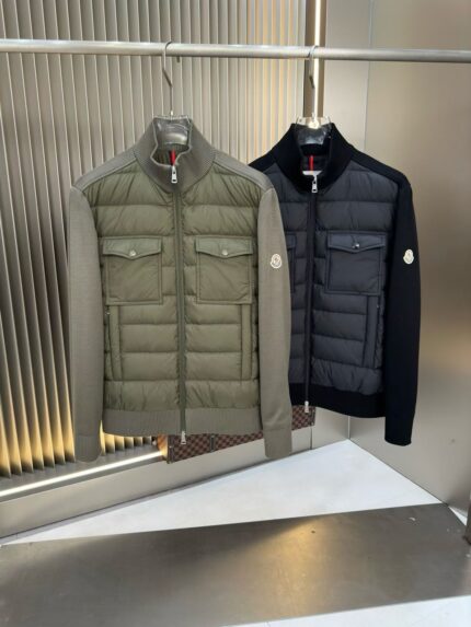 Moncler Hybrid Knit Down Jackets