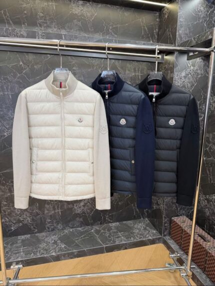 Moncler Hybrid Knit Down Jackets