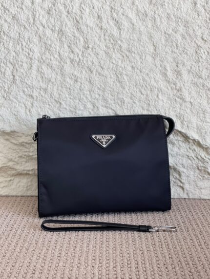 Prada Re-Nylon Envelope Wristlet Pouch
