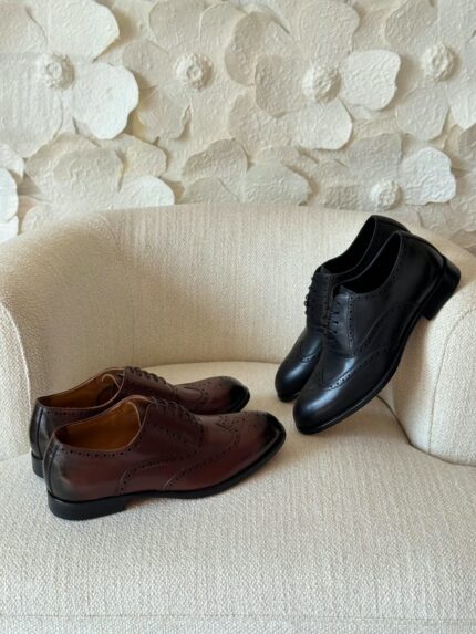 Hermes Brogue Oxford Dress Shoes