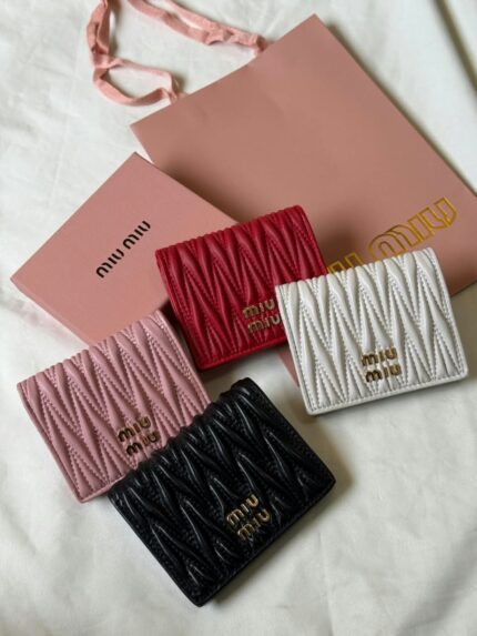Miu Miu Matelasses Small Bifold wallet