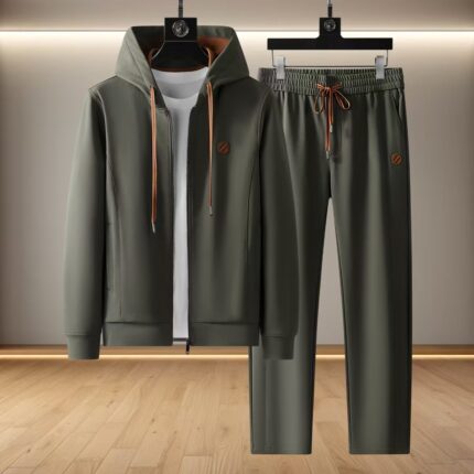 Zegna Tech Fleece Hooded Tracksuit Sets