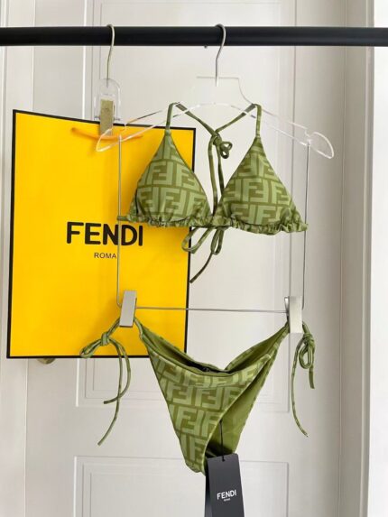 Fendi FF Logo Triangle Bikini Sets