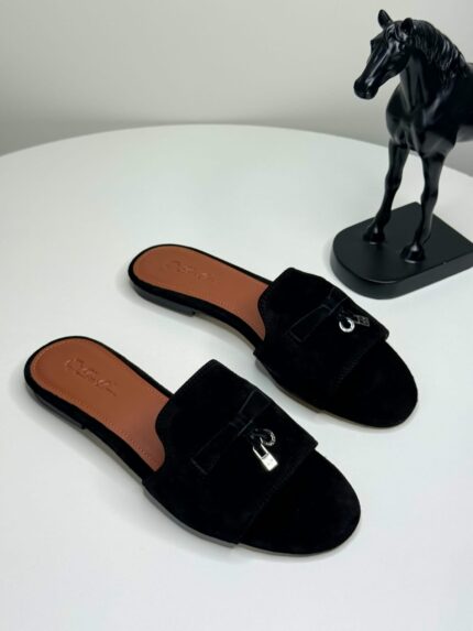 Loro Piana Summer Charms Flat Mules