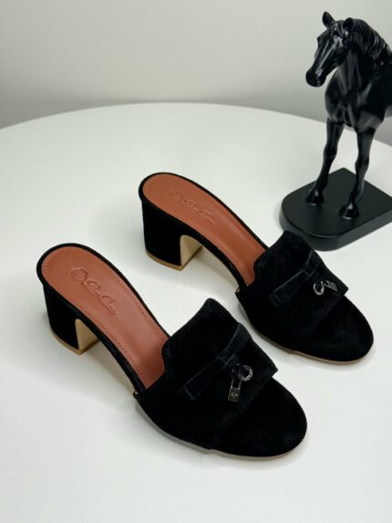 Loro Piana Summer Charms Heeled Mules