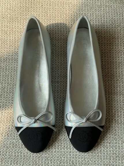 Chanel Iridescent Ballet Flats